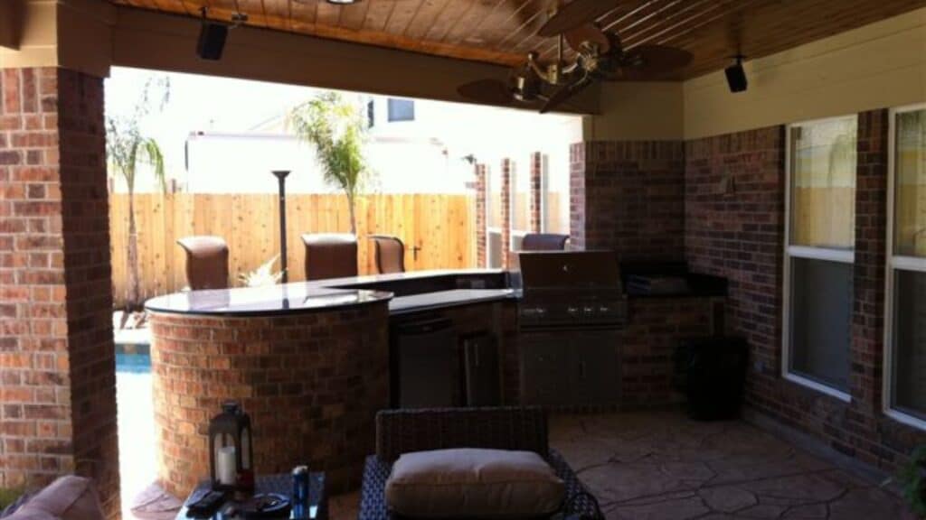 outdoor kitchen countertops